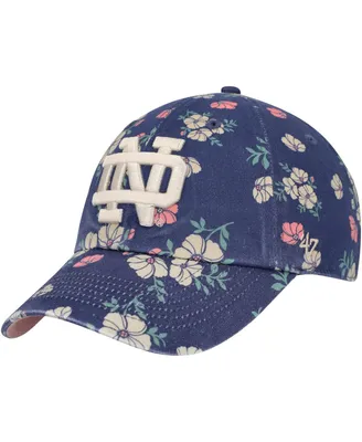 Women's '47 Brand Navy Notre Dame Fighting Irish Primrose Clean Up Adjustable Hat