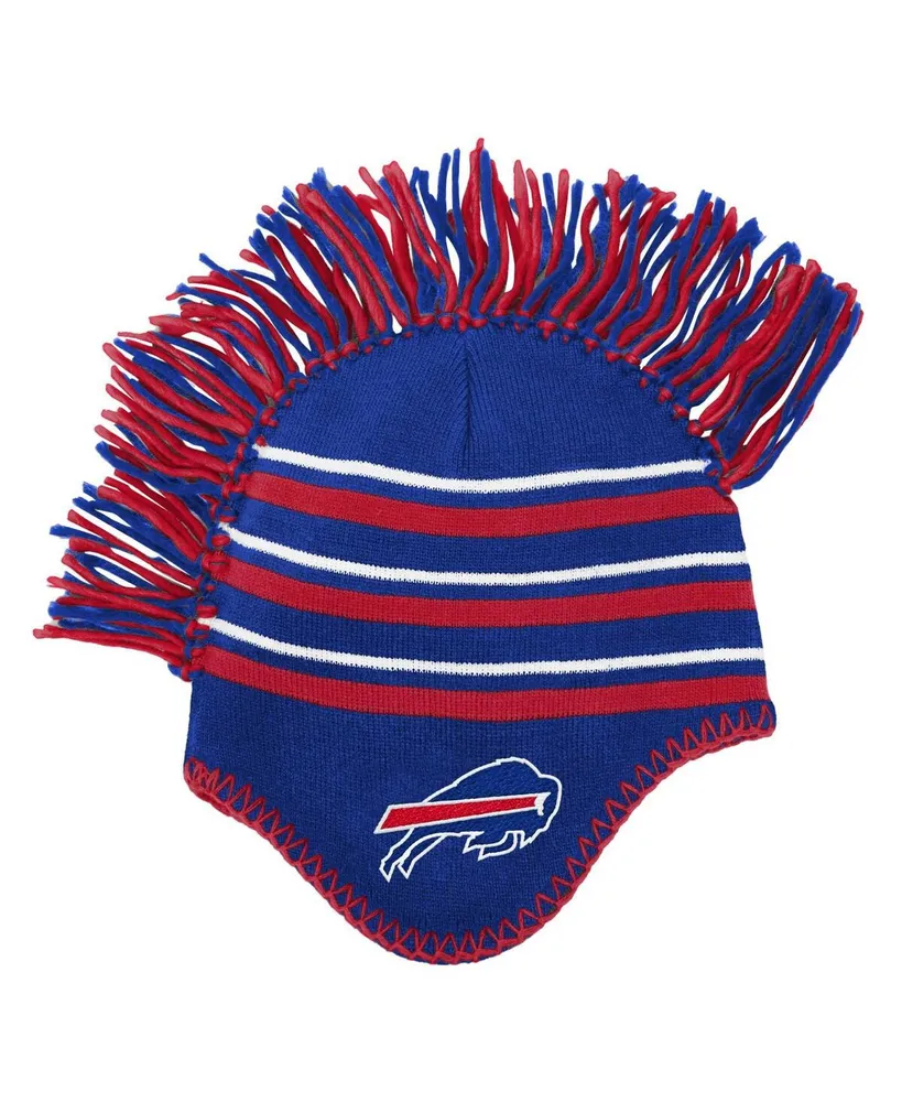 Preschool Boys and Girls Royal Buffalo Bills Mohawk Stripe Knit Hat