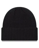 Men's New Era Black Pittsburgh Steelers Prime Cuffed Knit Hat