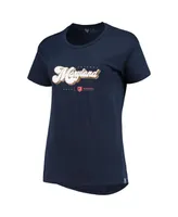 Women's LevelWear Navy Wells Fargo Championship Maryland T-shirt