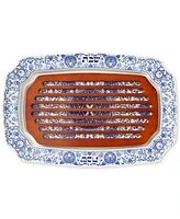 Spode Judaica Challah Tray with Wooden Insert