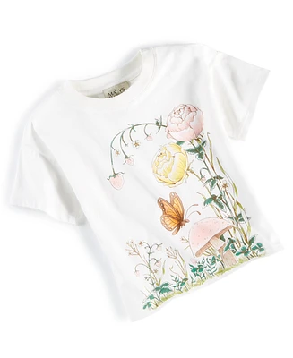 Macy's Flower Show Kids Short Sleeve Crewneck T-Shirt, Created for