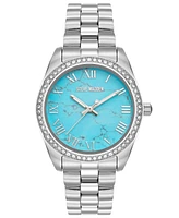 Steve Madden Women's Quartz Silver-Tone Alloy Watch, 32mm