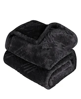 Superior Diamond Flannel Fleece Plush Ultra-Soft Blanket