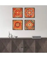 Simplie Fun Moroccan Tile 4-Piece Framed Art Set