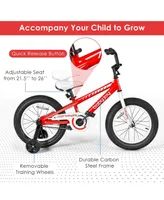 16 Inch Kids Bike Bicycle with Training Wheels for 5-8 Years Old Kids