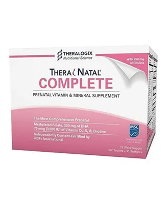 Theralogix TheraNatal Complete Prenatal Vitamin with Dha (13 Week Supply)