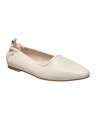 French Connection Women's Emee Rouched Back Ballet Flats
