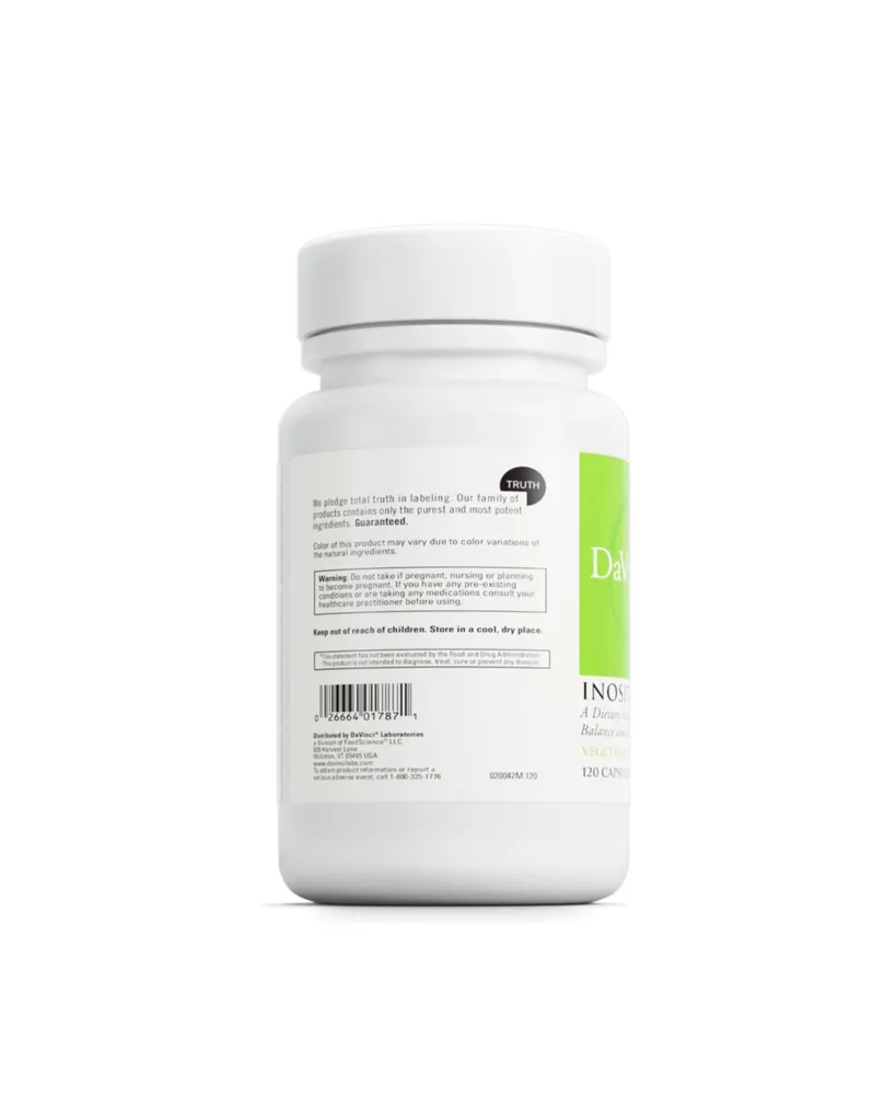 DaVinci Laboratories Davinci Labs - Inositol + Vitex Plus - A Dietary Supplement to Support Hormone Balance and Healthy Ovarian Function