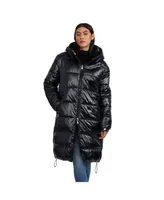 Pajar Women's Alsephina Ladies Reversible to Sherpa Long Puffer Coat