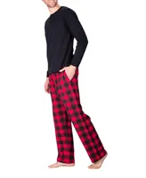 Sleep Hero Men's Knit Long Sleeve Pajama Set
