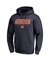 Men's Fanatics Navy Auburn Tigers True Sport Softball Pullover Hoodie