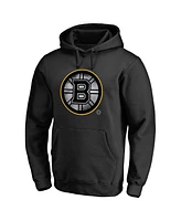 Men's Fanatics Black Boston Bruins Core Smoke Pullover Hoodie