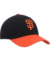 Men's '47 Brand Black, Orange San Francisco Giants Clean Up Adjustable Hat