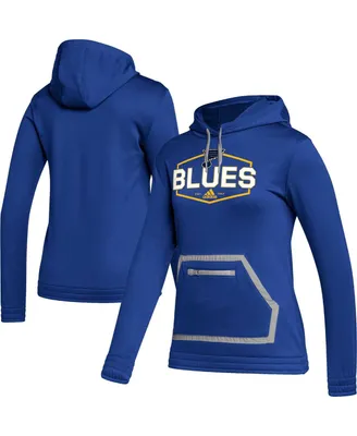 Women's adidas Blue St. Louis Blues Team Pullover Hoodie