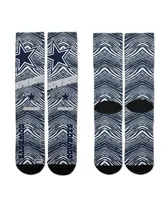 Men's and Women's For Bare Feet Dallas Cowboys Zubaz Zubified Crew Socks