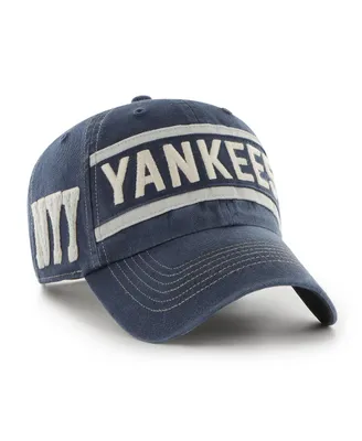 Men's '47 Brand Navy New York Yankees Hard Count Clean Up Adjustable Hat