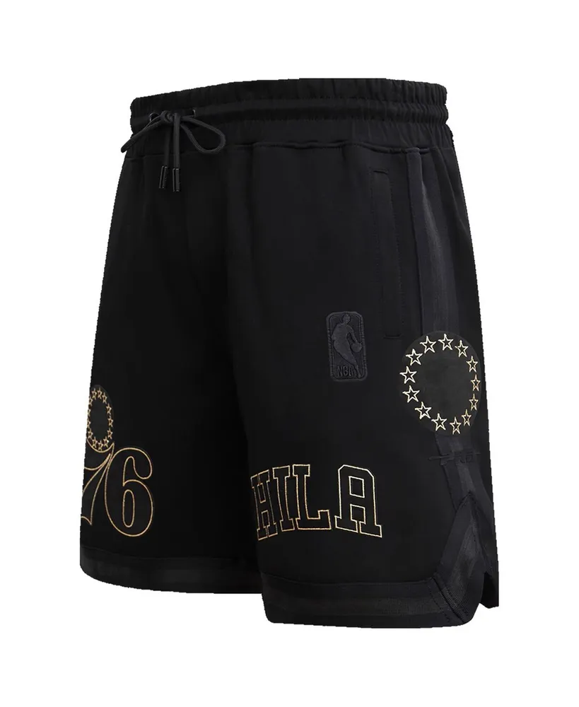 Men's Pro Standard Black Philadelphia 76ers Shorts