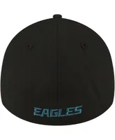 Men's New Era Black Philadelphia Eagles Classic Ii 39THIRTY Flex Hat