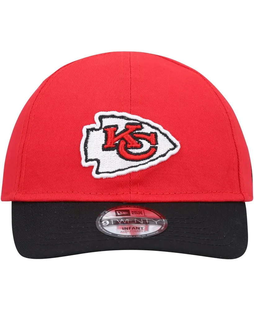 Infant Boys and Girls New Era Red, Black Kansas City Chiefs My 1st 9TWENTY Adjustable Hat