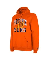 Men's and Women's New Era Orange Phoenix Suns 2023/24 Season Tip-Off Edition Pullover Hoodie