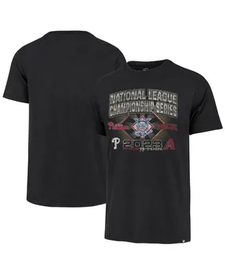 Men's '47 Brand Black Distressed Philadelphia Phillies vs. Arizona Diamondbacks 2023 Nlcs Matchup Franklin T-shirt