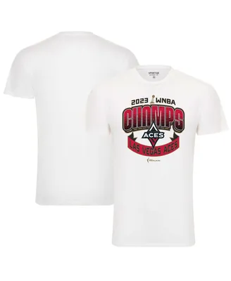 Men's and Women's Sportiqe Cream Las Vegas Aces 2023 Wnba Finals Champions Banner Super Soft Comfy Tri-Blend T-shirt