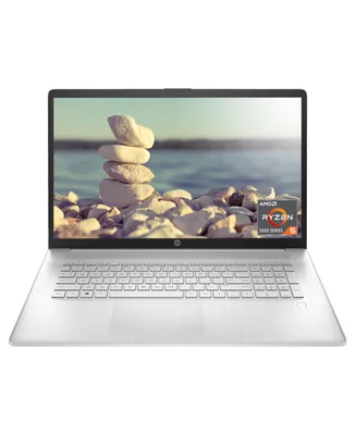 Hp Essential 17.3" Laptop Amd Ryzen 5 5500U 8GB Ram 256GB Ssd Windows 11 Home Fhd Display - Silver