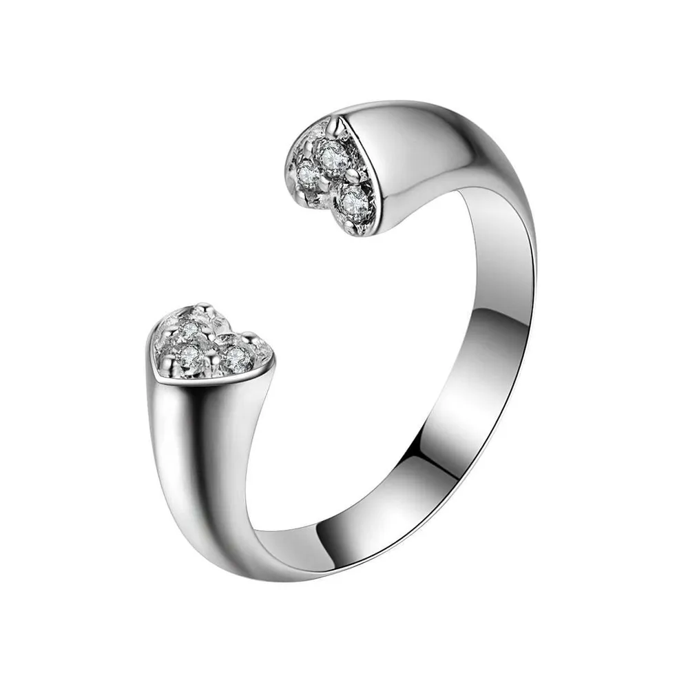 Cubic Zirconia Heart Ring