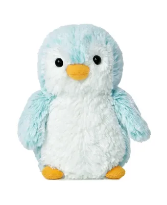 Aurora Small Brights PomPom Penguin Playful Plush Toy Blue 6"