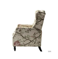 Hulala Home Upholstered Paolino Accent Chair with Button-tufted Back