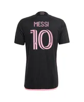 Men's adidas Lionel Messi Black Inter Miami Cf 2023 La Noche Replica Jersey