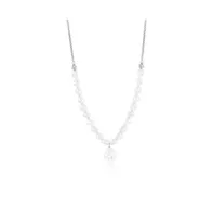 Sterling Silver Freshwater Pearl Hanging Pearl Necklace