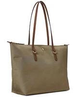 Lauren Ralph Nylon Medium Keaton Tote Bag