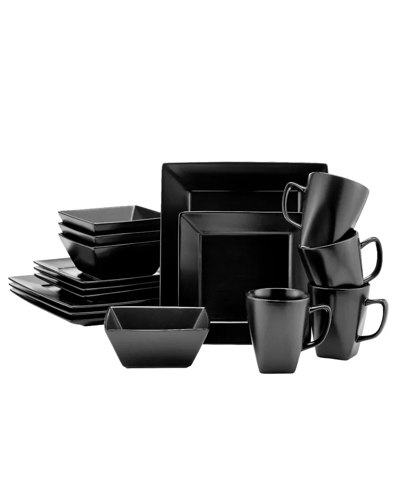 over&back Quadro 16Pc Dinnerware Set