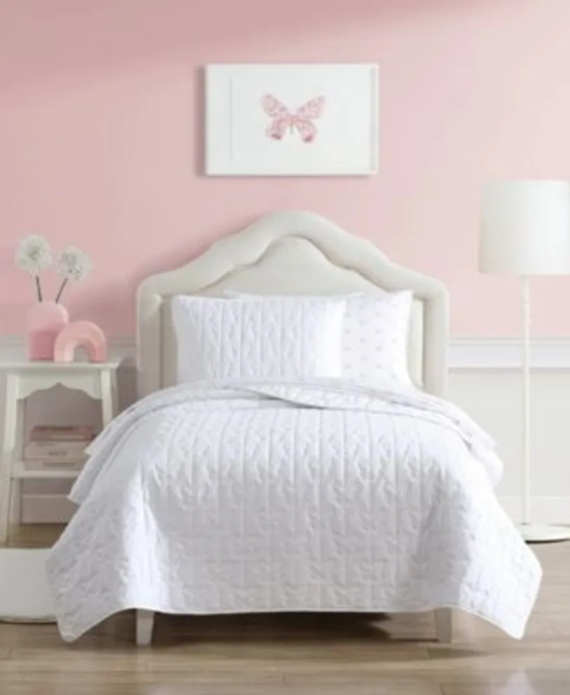 Laura Ashley Kids Butterfly Kiss Reversible Quilt Set