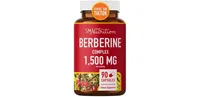 Berberine Hcl Supplement | High Potency 1875mg Complex to Support Glucose Metabolism and Fitness | Plus Bitter Melon & Banaba Leaf | 1500mg Berberine