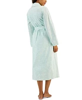 Charter Club Women's Cotton Floral Belted Robe, Created for Macy's