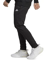 adidas Men's Essentials Performance Single Jersey Tapered Open Hem Jogger Pants