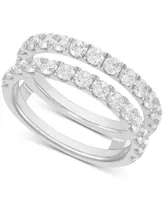 Grown With Love Igi Certified Lab Grown Diamond (1-1/2 ct. t.w.) Enhancer Ring in 14K White Gold