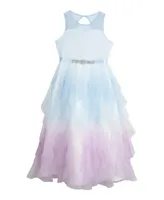 Rare Editions Big Girls Ombre Maxi Party Dress