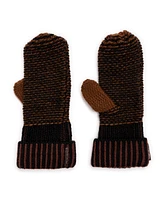 Muk Luks Women's Textured Mitten Gloves