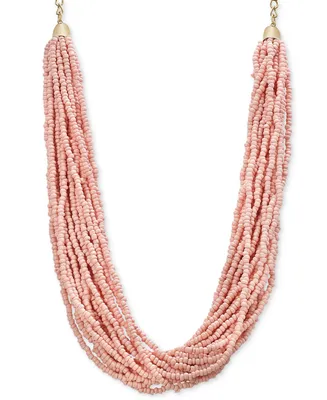 Style & Co Beaded Layered Torsade Necklace, 18" + 2" extender, Created for Macy's
