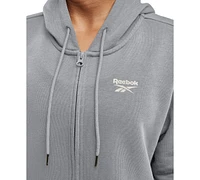 Reebok Women's French Terry Zip-Front Hoodie