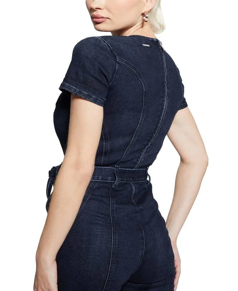 Guess Women's Leslie Denim Jumpsuit