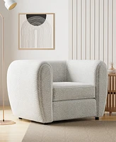 Valerian 45" Boucle Fabric Club Chair