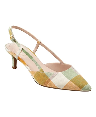 Bandolino Women's Movito Slingback Kitten Heel Pumps