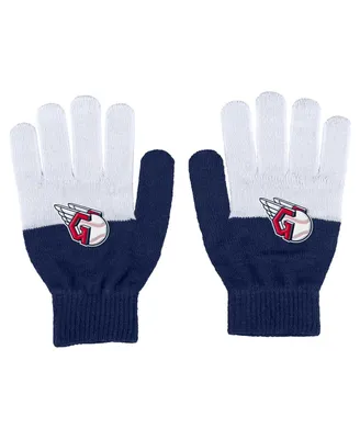 Women's Wear by Erin Andrews Cleveland Guardians Color-Block Gloves