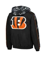 Men's Starter Black Cincinnati Bengals Thursday Night Gridiron Full-Zip Hoodie Jacket