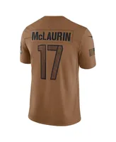 Men's Nike Terry McLaurin Brown Distressed Washington Commanders 2023 Salute To Service Limited Jersey